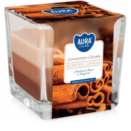 Bispol Tricolor sviečka 170g snk80-374 Cinnamon Cloves