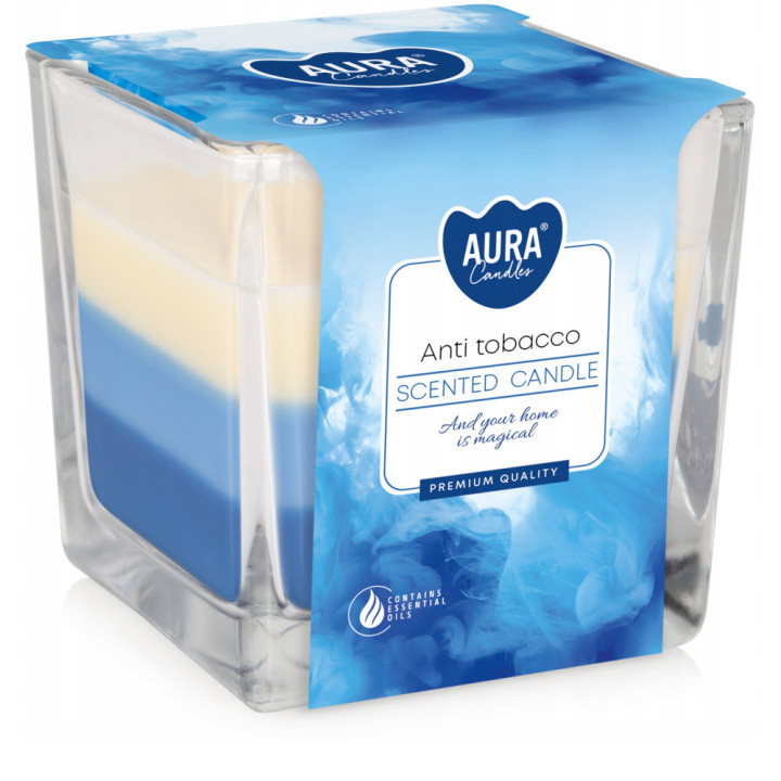 Bispol Tricolor sviečka 170g snk80-69 - anti-tobacco