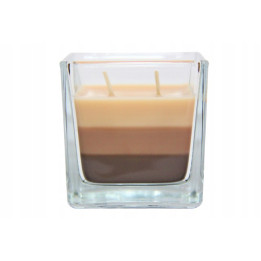 Bispol Tricolor sviečka 170g snk80-89 - coffe