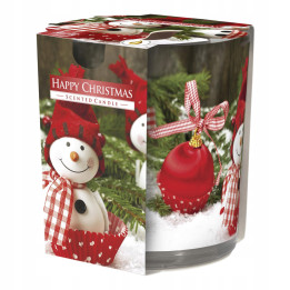 Bispol vonná sviečka v skle - sn72s-25 Happy Christmas