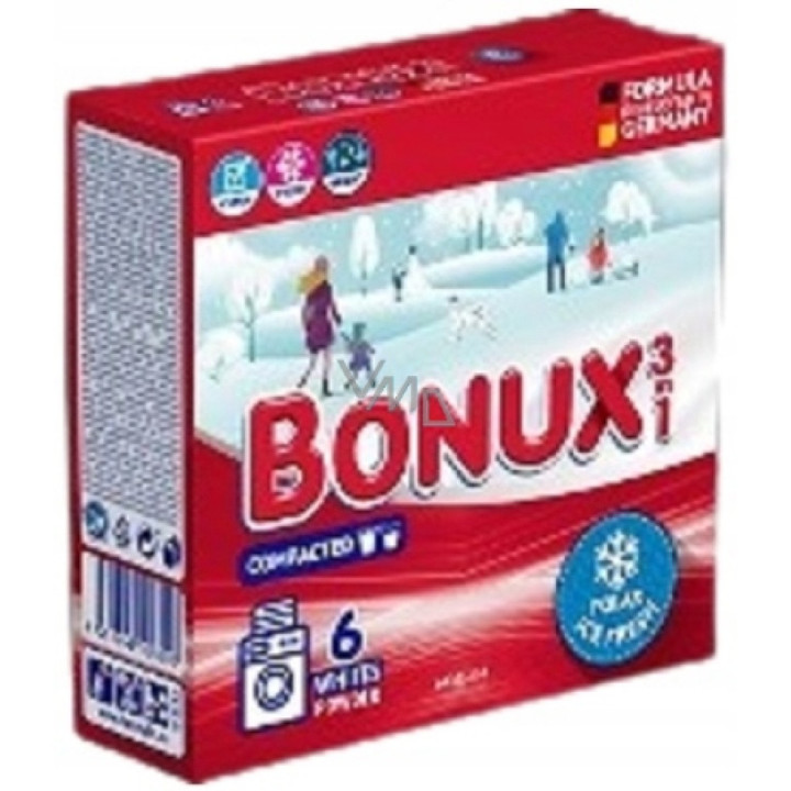 Bonux prací prášok Ice Fresh White 390g 6PD