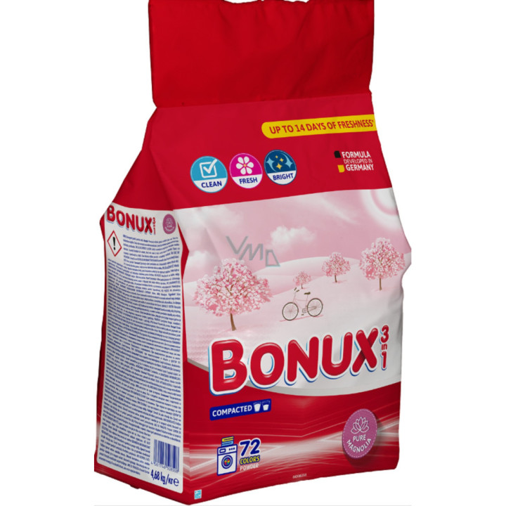 Bonux prací prášok Magnolia Color 4,68kg 72PD