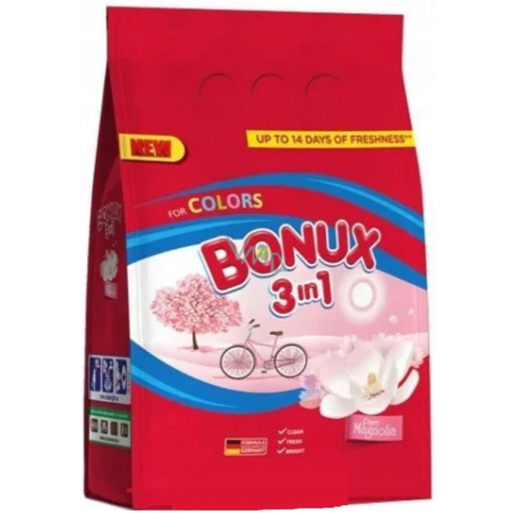 Bonux prací prášok Pure Magnolia Color 3,51kg 54PD