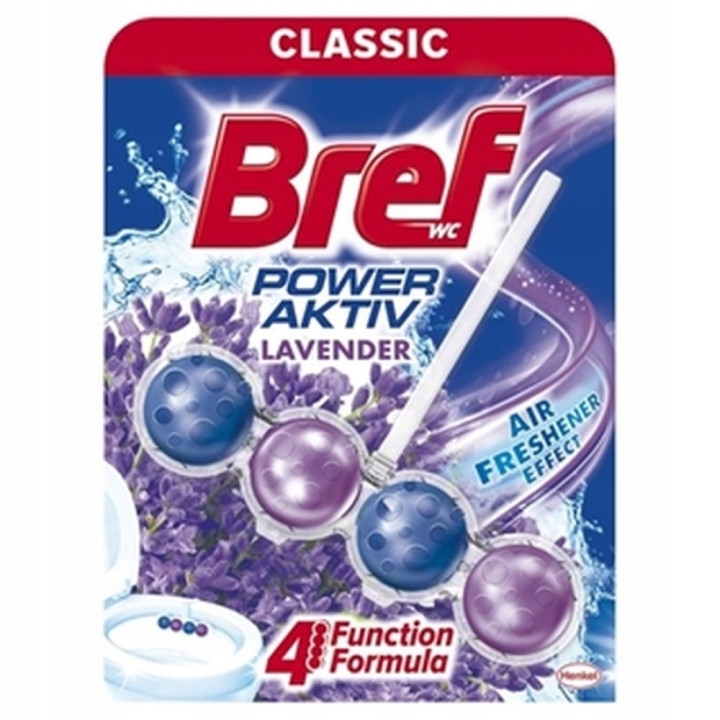 Bref Power Aktiv WC blok Lavender 50g