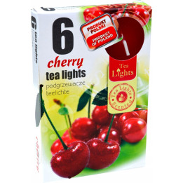 Čajová sviečka 6 ks vonná Cherry/277/ Obj: 3400 (app)