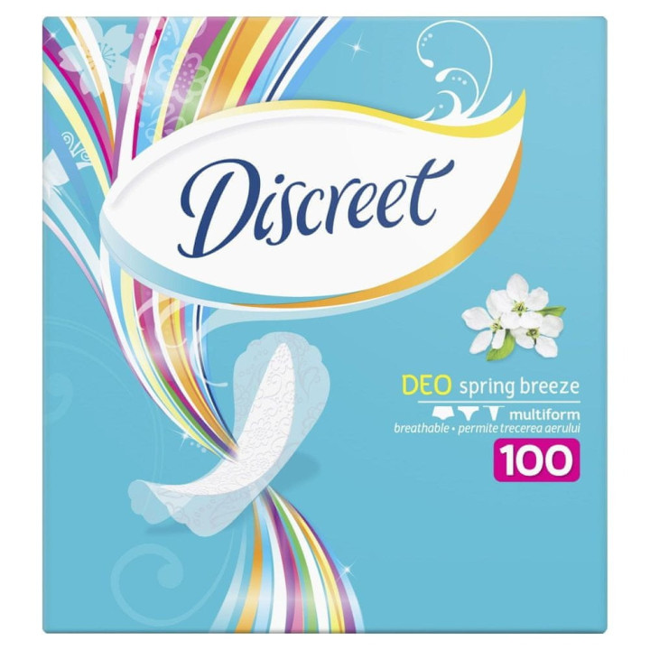 discreet vlozky 100 ks ocean breeze