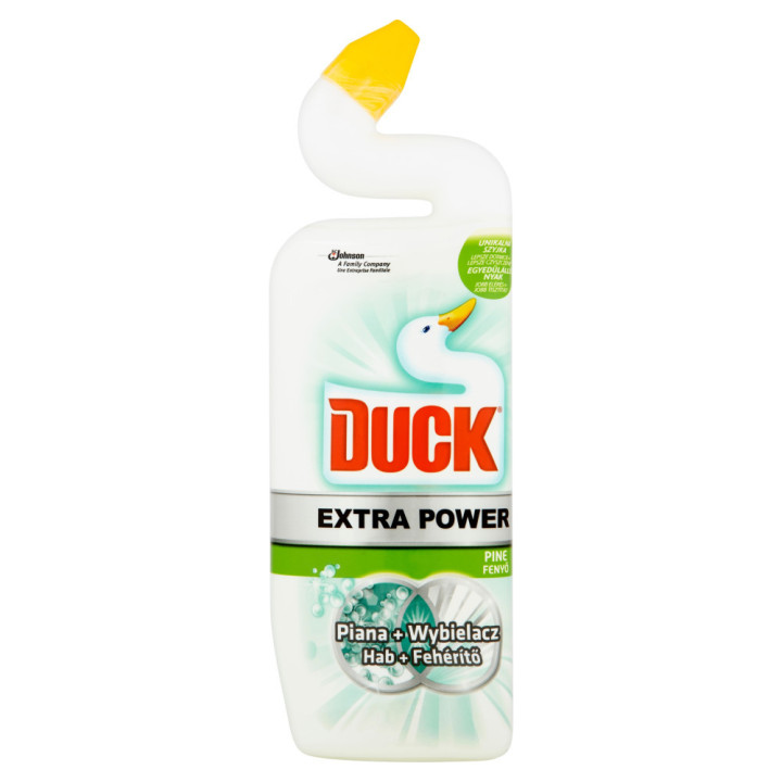 Duck WC čistič 750ml Bleach Extra Power Pine