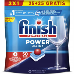Finish tablety do umývačky Power 50ks