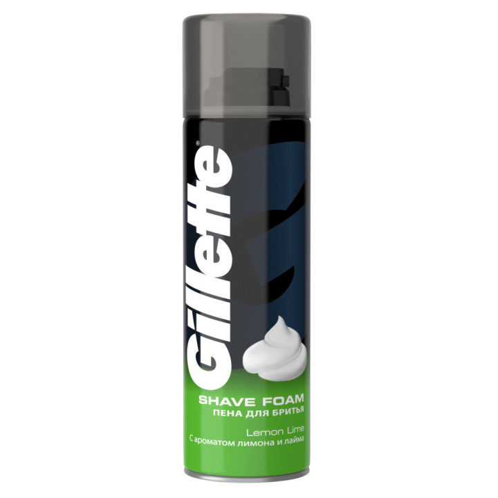 Gillette pena na holenie Lemon & Lime 200ml