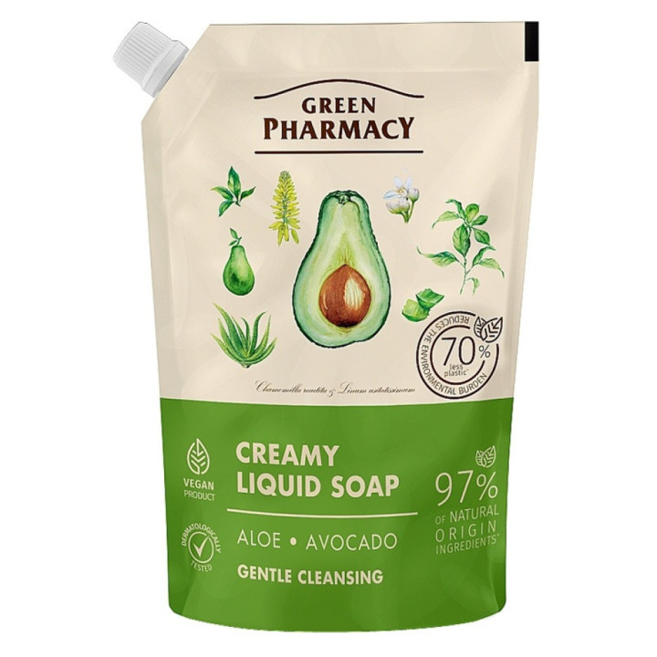 green pharmacy tekute mydlo napln aloe 460 ml