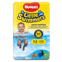 Huggies Plienky do vody 2-3 / 3-8kg 12ks/bal