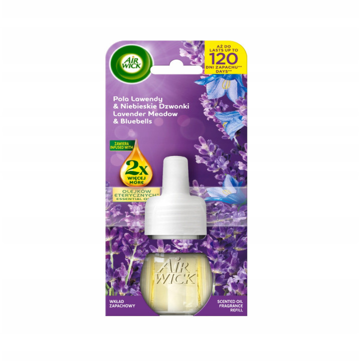 Air Wick Electric náplň Levanduľová lúka a modré kvety  19ml