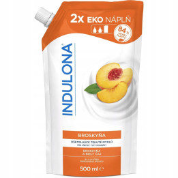 Indulona tekuté mydlo Broskyňa náplň 500ml