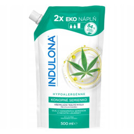 Indulona tekuté mydlo Konopné semínko náplň 500ml