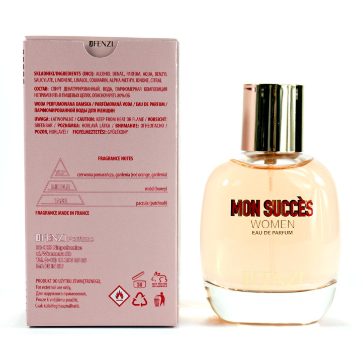 Jfenzi Parfumovaná voda MON SUCCES WOMEN 100ml