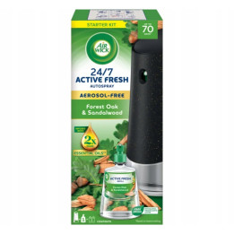 Air Wick Active Fresh difúzor + náplň 228ml Dub a santalové drevo