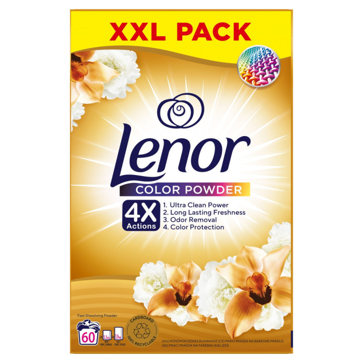 Lenor prací prášok Color Gold Orchid 3,3kg 60PD