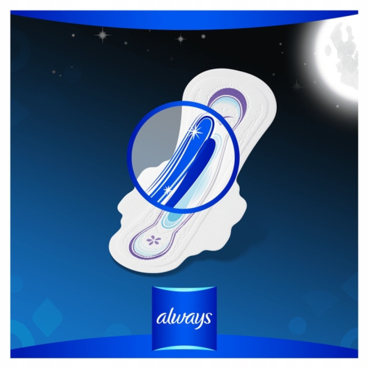 Always vložky Ultra Secure Night 12ks