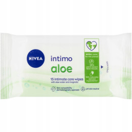 Nivea Intímne obrúsky 15ks Aloe Vera