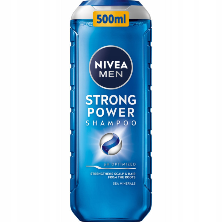 Nivea Men Šampón Strong Power 500ml