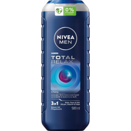 Nivea Men Total Relax 3v1 sprchový gél pre mužov 500 ml