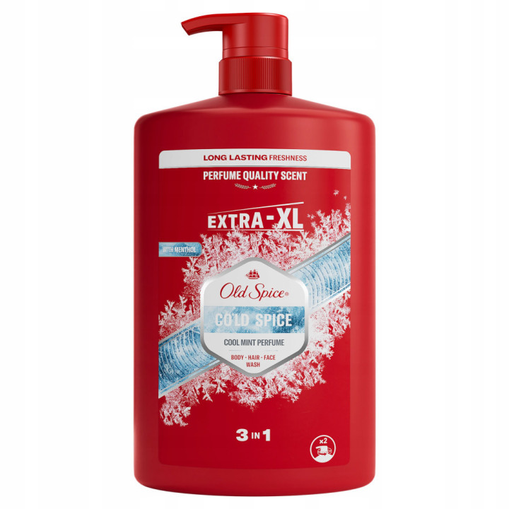 OldSpice sprchový gél a šampón ColdSpice 1l