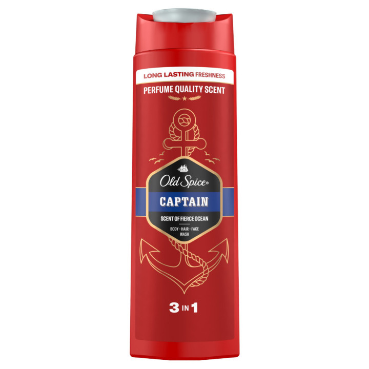 OldSpice sprchový gél Captain 400ml
