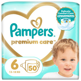 Pampers Plienky Premium Care 6 50ks