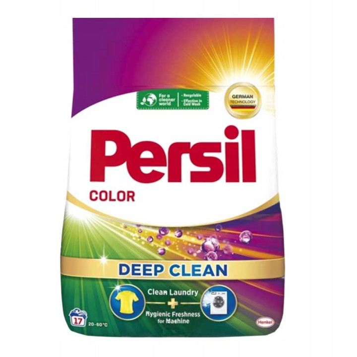 Persil prací prášok Color Deep Clean 1,02kg 17 praní