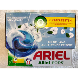 ARIEL Kapsule na pranie UNIVERSAL+ ALL IN 1 PODS 15 PRANÍ