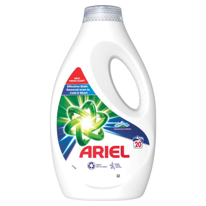 Ariel prací gél Mountain Spring 1l 20PD