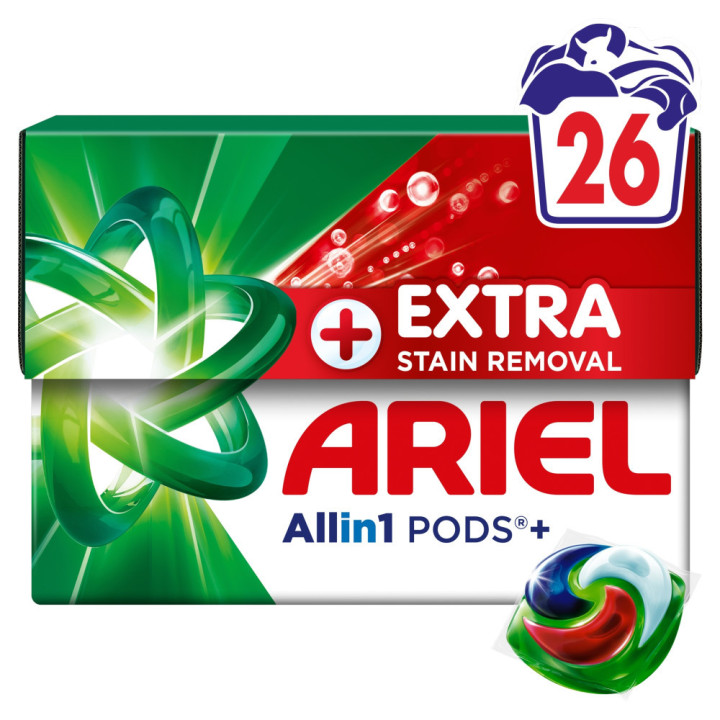 Ariel prací kapsuly Extra Clean 26PD