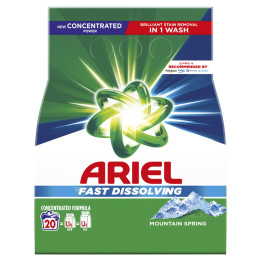 Ariel prací prášok Alpine Fresh 1,1kg 20PD