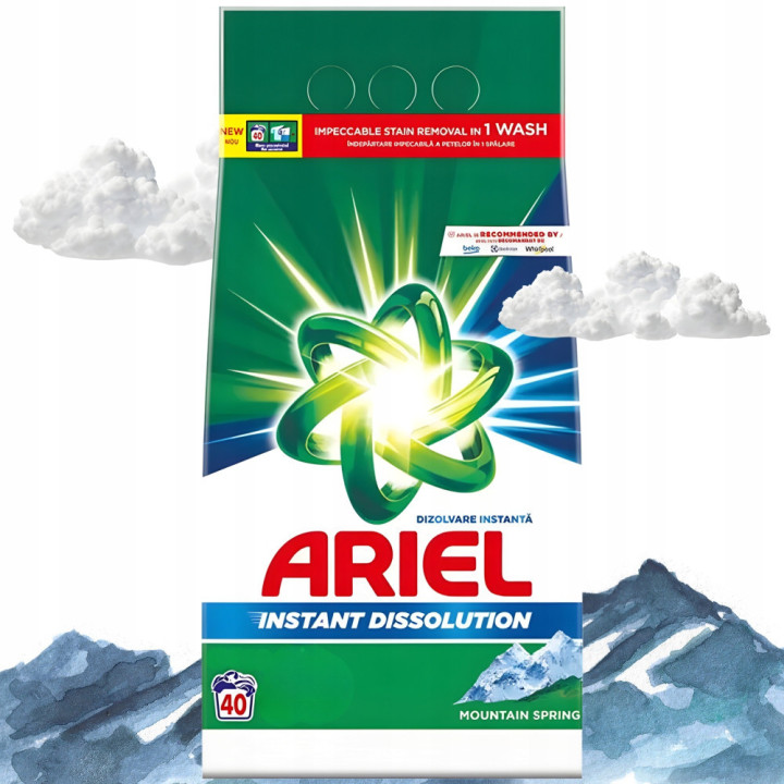 Ariel prací prášok Alpine Fresh 2,2kg 40PD