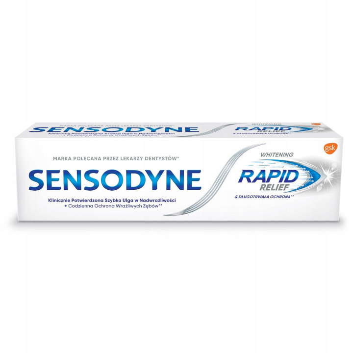 Sensodyne zubná pasta Rapid whitening 75ml