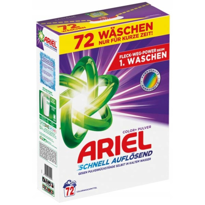 Ariel prací prášok Color 3,96kg 72PD