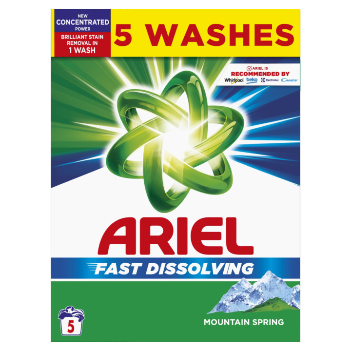 Ariel prací prášok Mountain Spring 275g 5PD