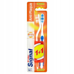 Signal zubná kefka medium Anti-Plaque 2ks