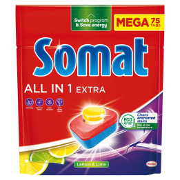 Somat All in 1 Extra tablety do umývačky Lemon 75ks