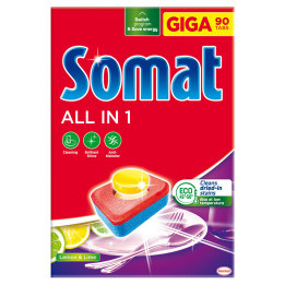 SOMAT tablety 90ks All In One Lemon*Lime
