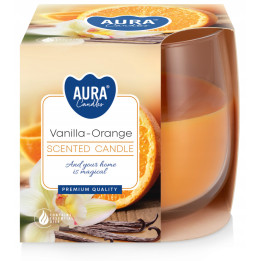 Aura Bispol Vanilla Orange vonná sviečka 130g