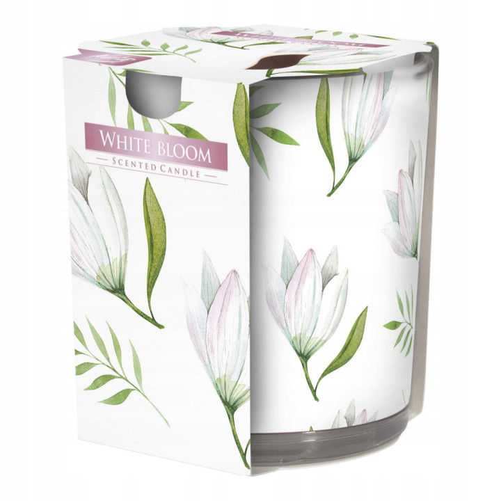 Aura Bispol White Bloom vonná sviečka 100g