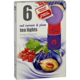 Aura sviečka voňavá Currant a Plum 4ks/bal