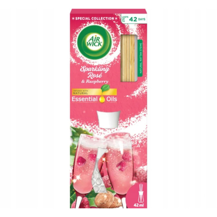 Air Wick Vonné tyčinky 30ml Sparkling Rose & Raspberry