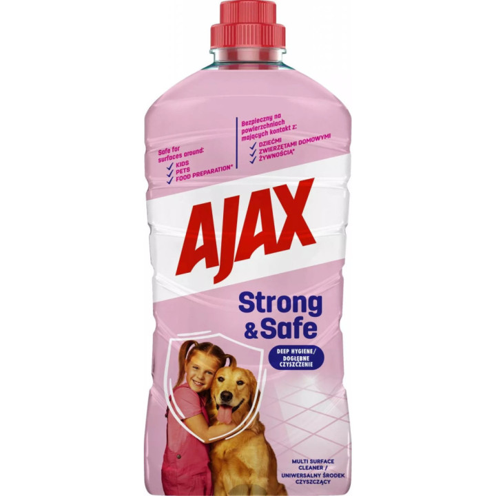 Ajax univerzálny čistič Strong & Safe 1l