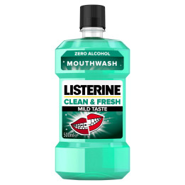 Listerine ústna voda Clean & Fresh Mild Taste 500ml
