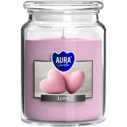 Aura Sviečka voňavá Love 500g