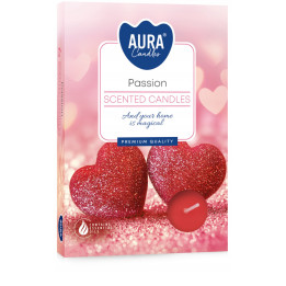 Aura sviečka voňavá Passion 4ks/bal
