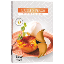 Aura sviečka voňavá Peach 4ks/bal