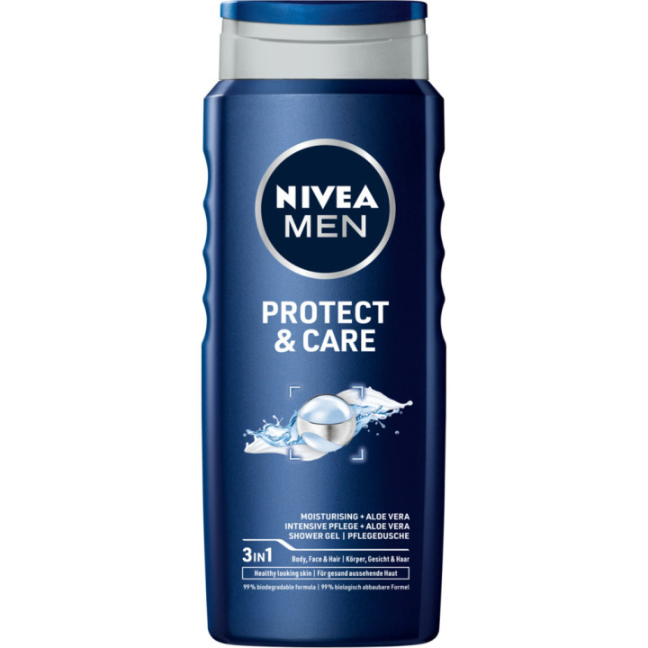Nivea sprchový gél Men 500ml Protect & Care
